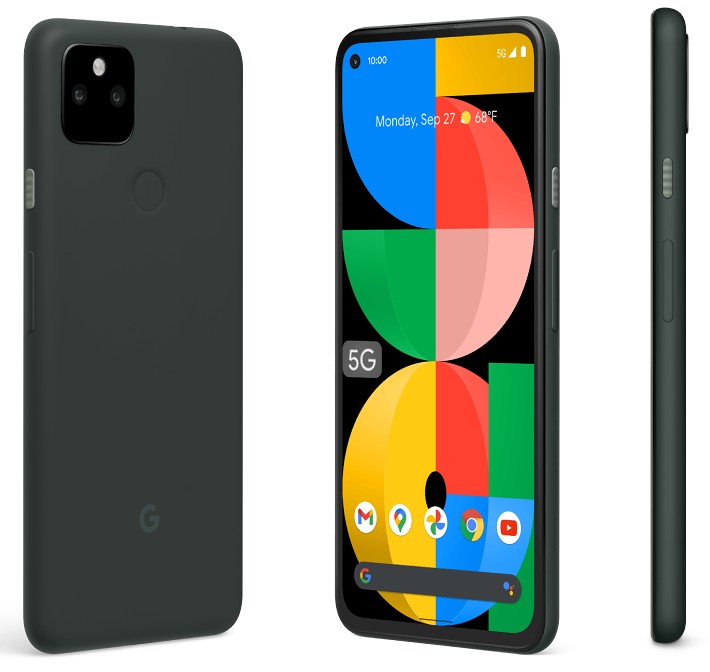 Google Pixel 5a 5G view 2