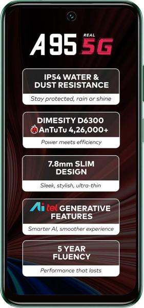 itel A95 view 3