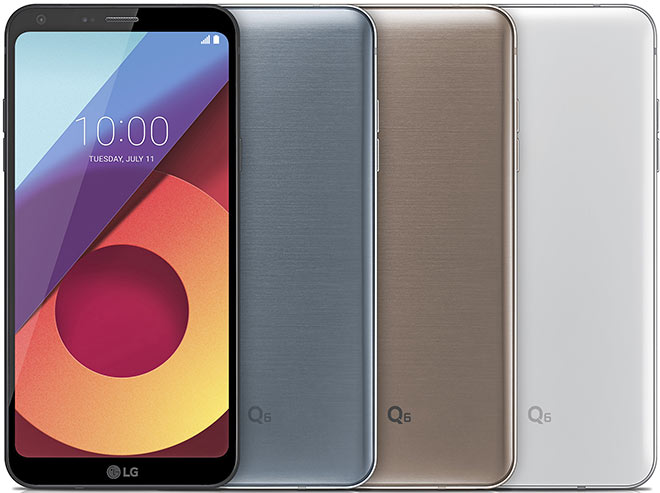 LG Q6 view 3