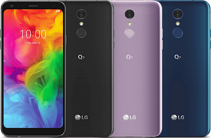 LG Q7 view 2