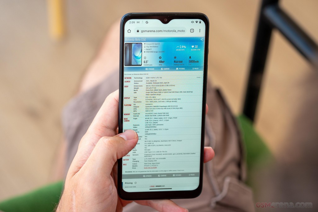 Motorola Moto G50 hands-on photo 16