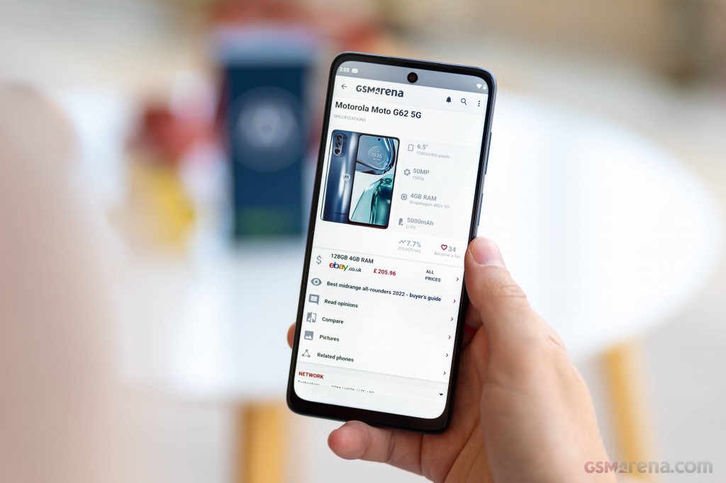 Motorola Moto G62 5G hands-on photo 8