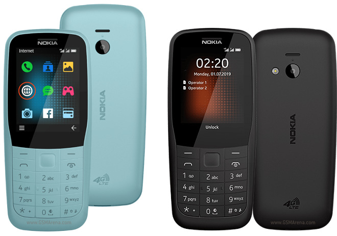 Nokia 220 4G front view