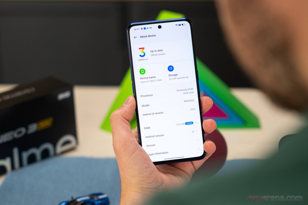 Realme GT Neo 3 150W hands-on photo 19