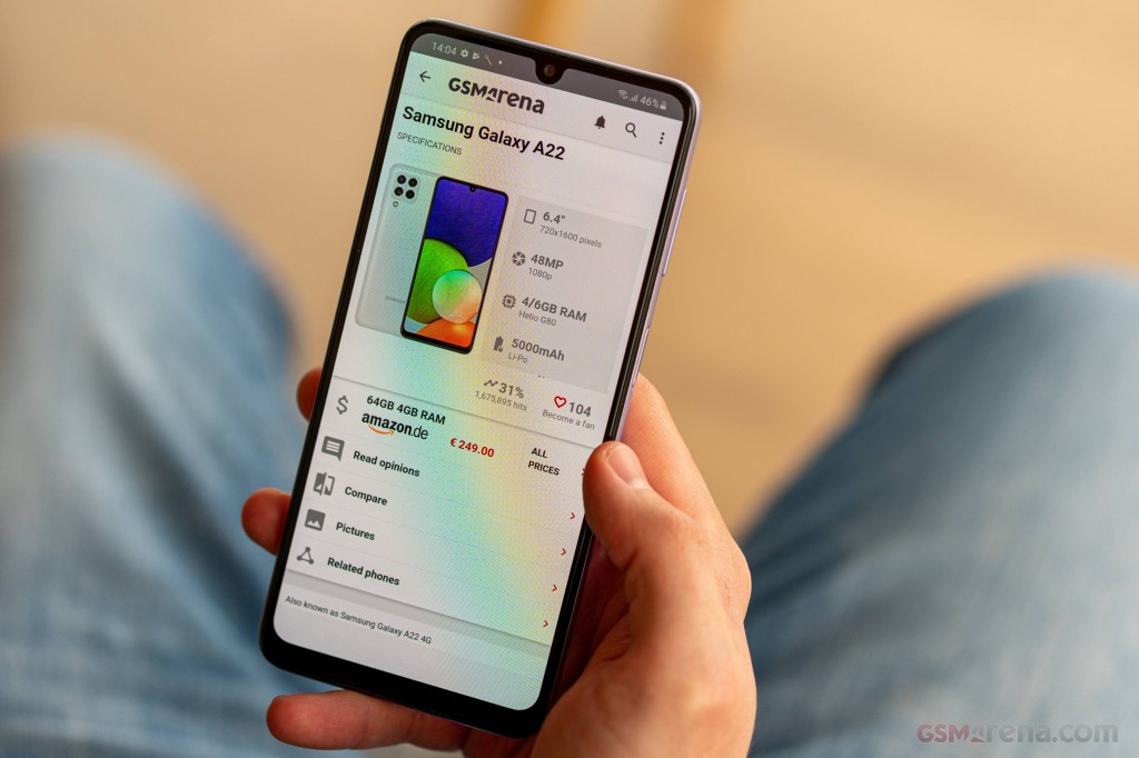 Samsung Galaxy A22 hands-on photo 18