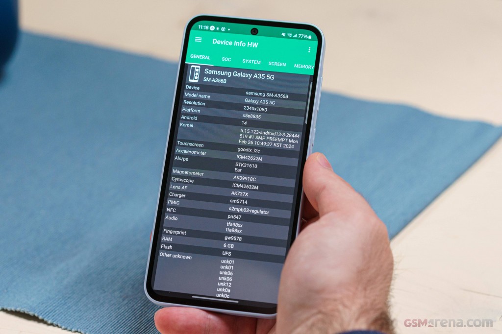 Samsung Galaxy A35 hands-on photo 22