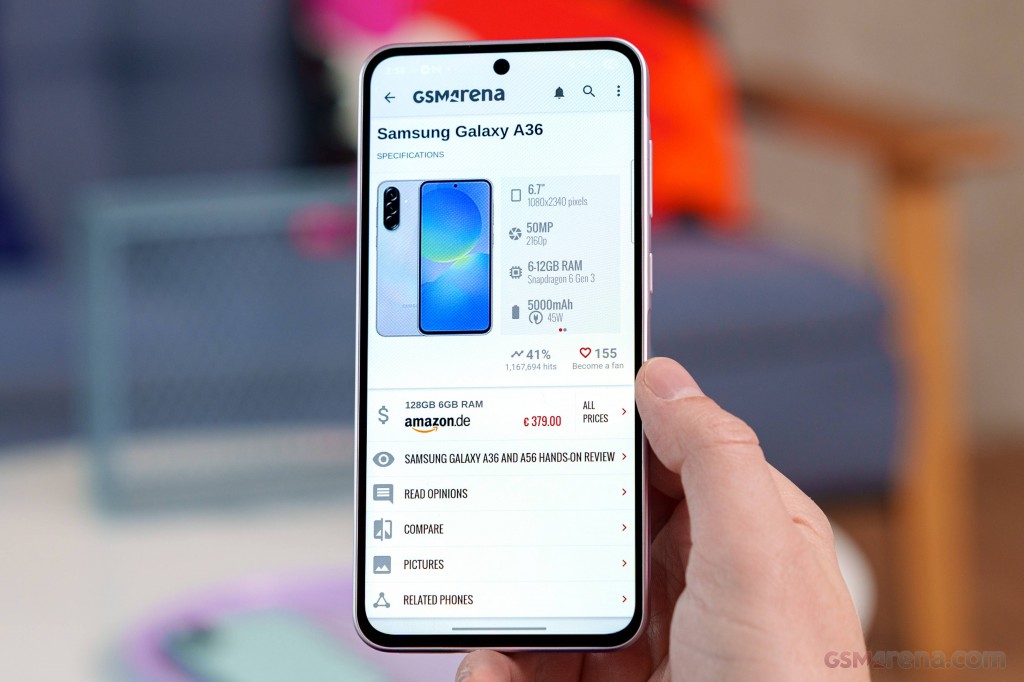 Samsung Galaxy A36 hands-on photo 25