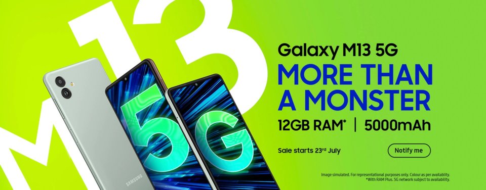 Samsung Galaxy M13 5G view 13