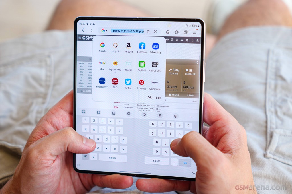 Samsung Galaxy Z Fold5 hands-on photo 55