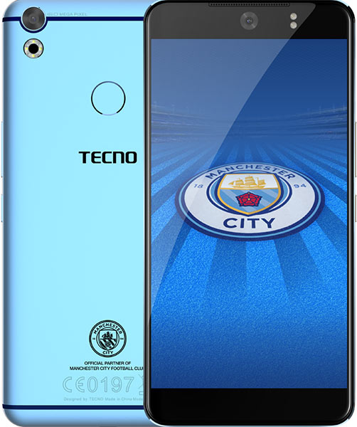 Tecno Camon CX Manchester City LE view 1