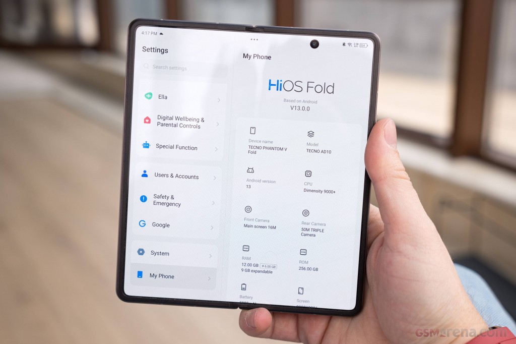 Tecno Phantom V Fold hands-on photo 27
