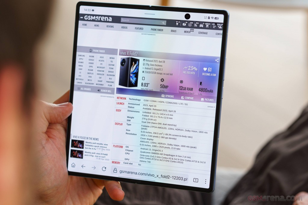 vivo X Fold2 hands-on photo 18