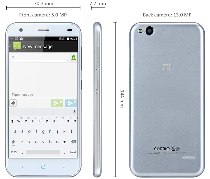 ZTE Blade S6 view 4