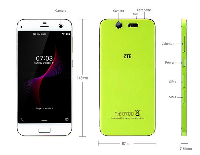 ZTE Blade S7 view 3