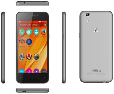 ZTE Open L front view